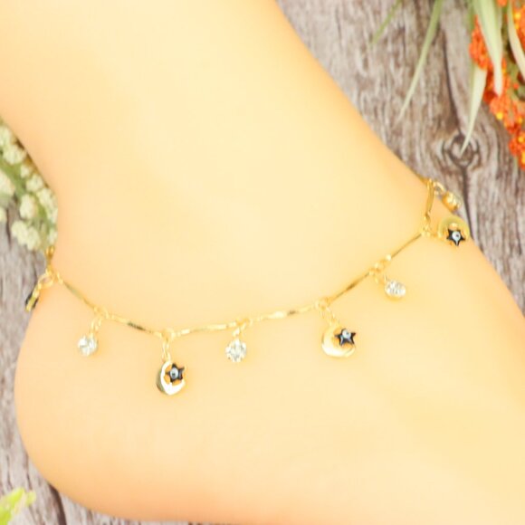"Dainty Anklet for Women – Elegant Everyday Jewelry & Perfect Gift | MLCRC1229 - Picture 7 of 10